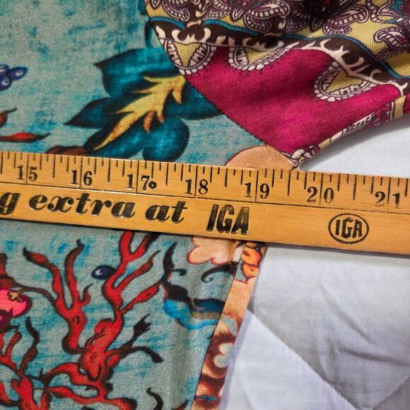 NEVER WORN PARSLEY & SAGE BOHO FLORAL FLUTTER SLEEVES TOP SIZE SMALL - Picture 14 of 15